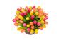 Preview: 50 wooden tulips each 34 cm high in a wicker basket, hand-painted, wooden flowers, wooden decoration, wooden art tulips, Made in Holland - Kopie