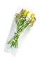 Preview: Tulip bouquet made of wood - 9 hand-painted wooden tulips, 34 cm tall, yellow/green, wooden flower decoration, made in Holland